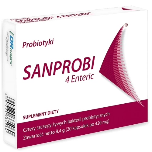 SanProbi - 4 Enteric - 20 kapsułek SanProbi - 4 Enteric - 20 kapsułek